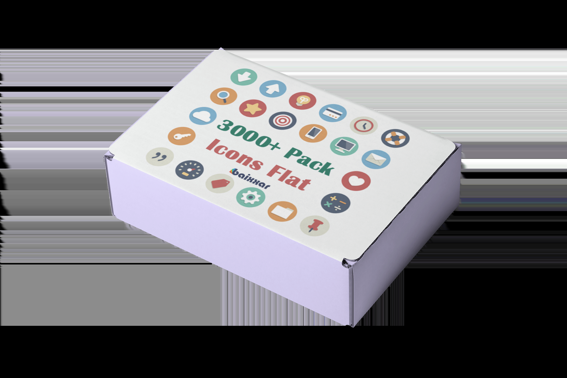 Pack 3000+ Icons Flat Editable Graphic Designer
