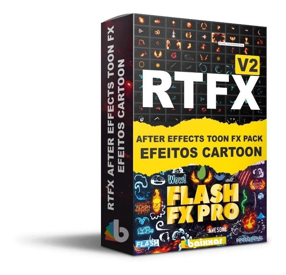 I will send 1000 animated elements after effects flash fx carton