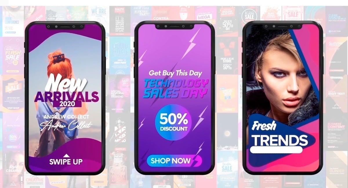 3000+ Instagram Stories Templates After Effects Animated