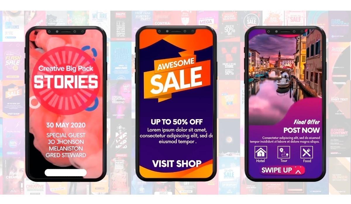 3000+ Instagram Stories Templates After Effects Animated