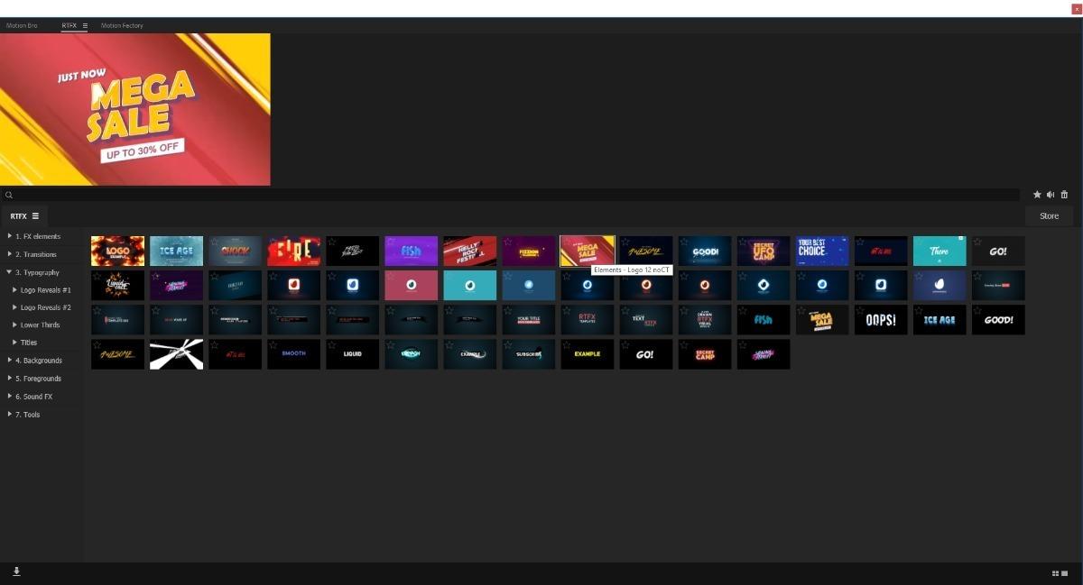 I will send 1000 animated elements after effects flash fx carton