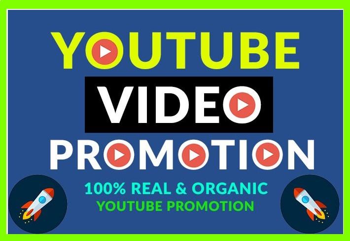 YouTube Video Promotion Worldwide Real Active Audience