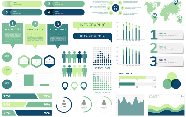 I will design beautiful infographics that are professional and catchy