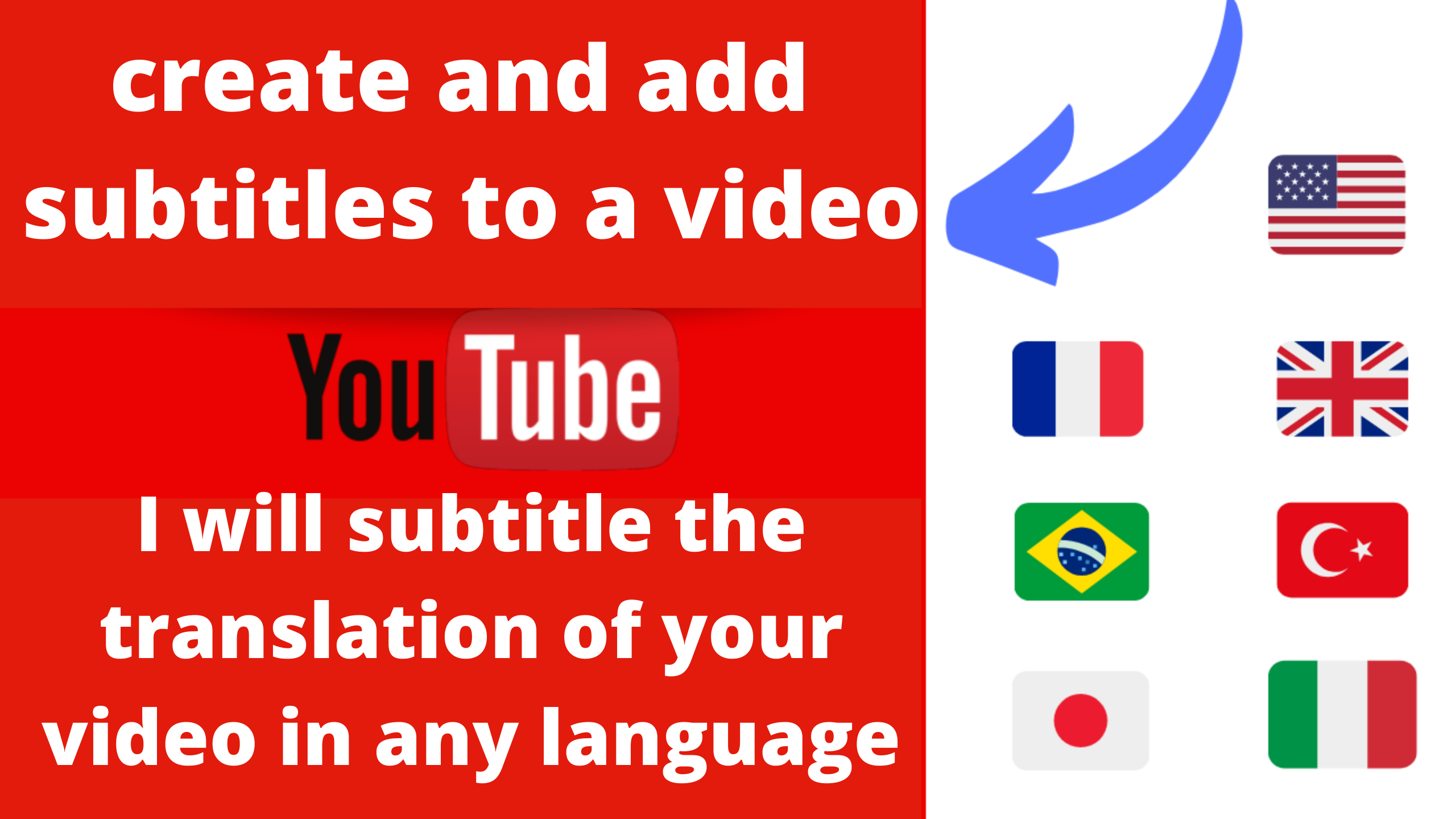 I will translate video subtitles to any languages and make subtitles added videos up to 5 minutes in