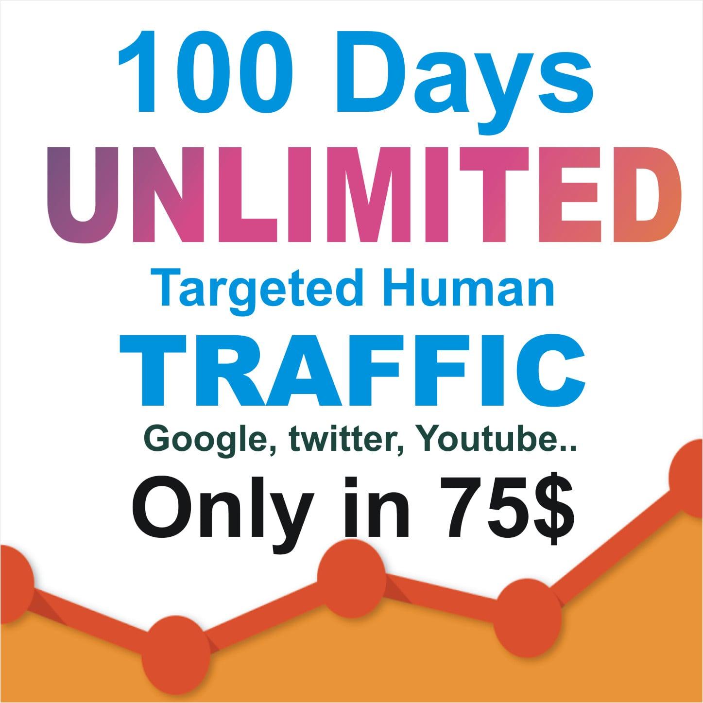 30 days UNLIMITED Real HUMAN TRAFFIC Keywords Targeted Traffic