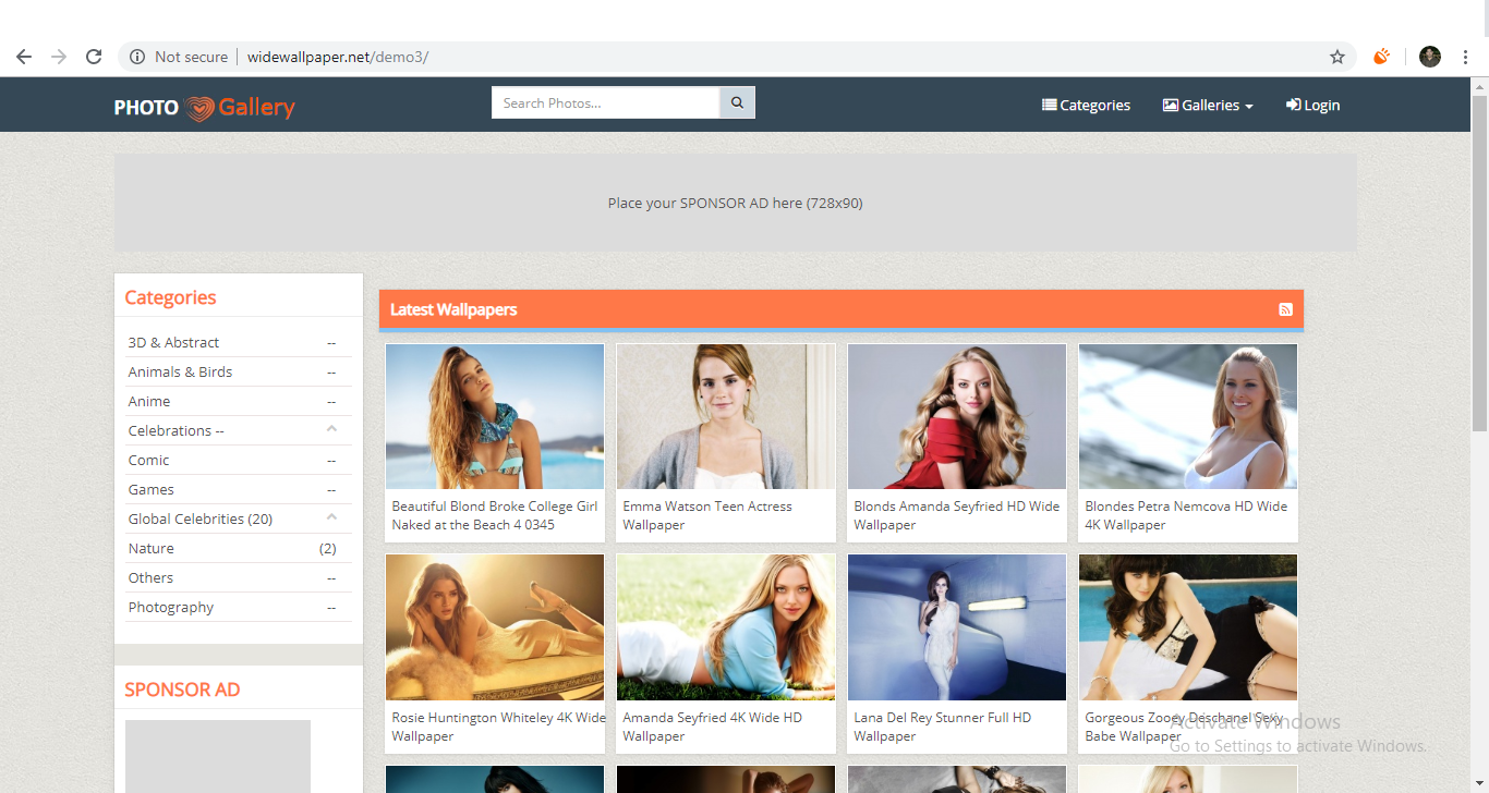 Frree Earn Money Online PHP Wallpaper Website Script
