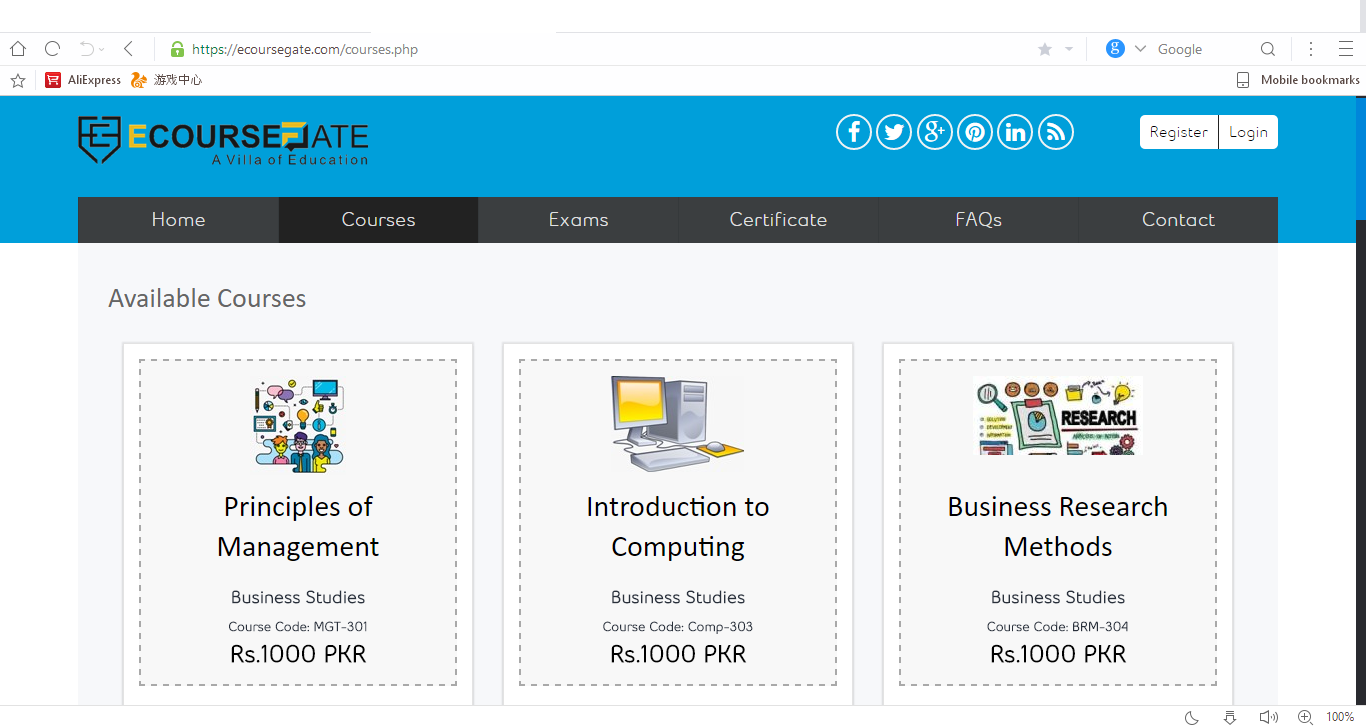  Free Online Course Learning PHP site Script