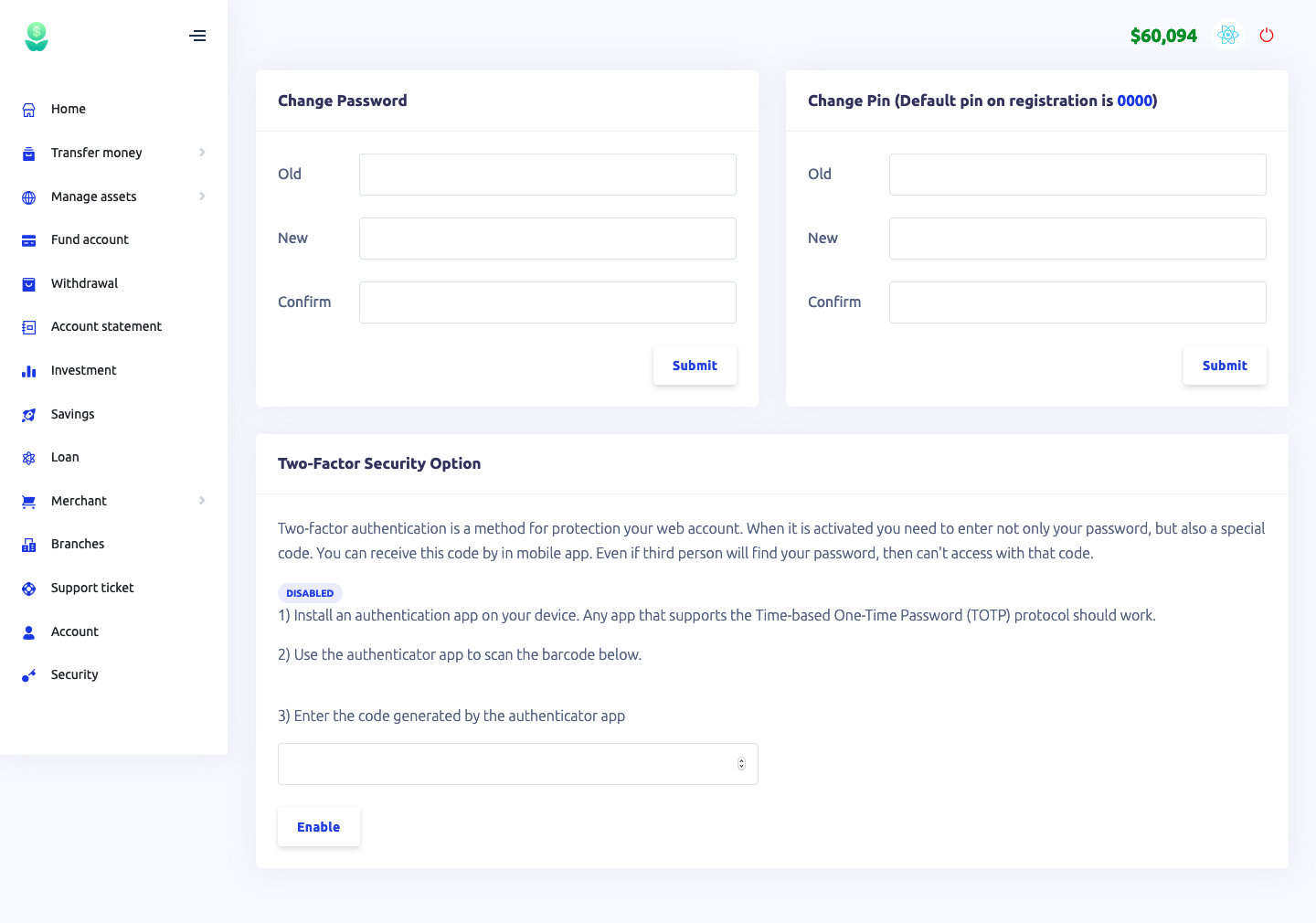 I Will Create Banking Website With Full Functions
