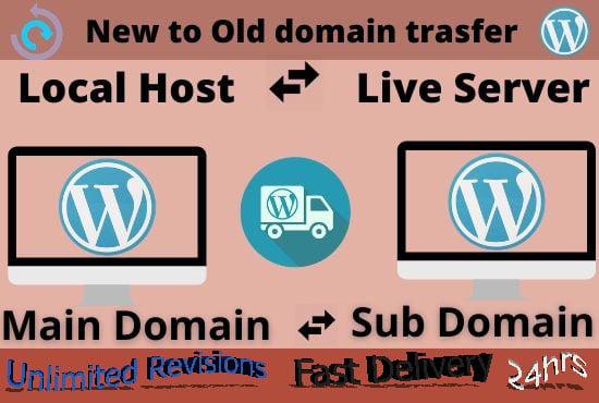 I Will Migrate Your WordPress Site and Database Without Loosing Anything