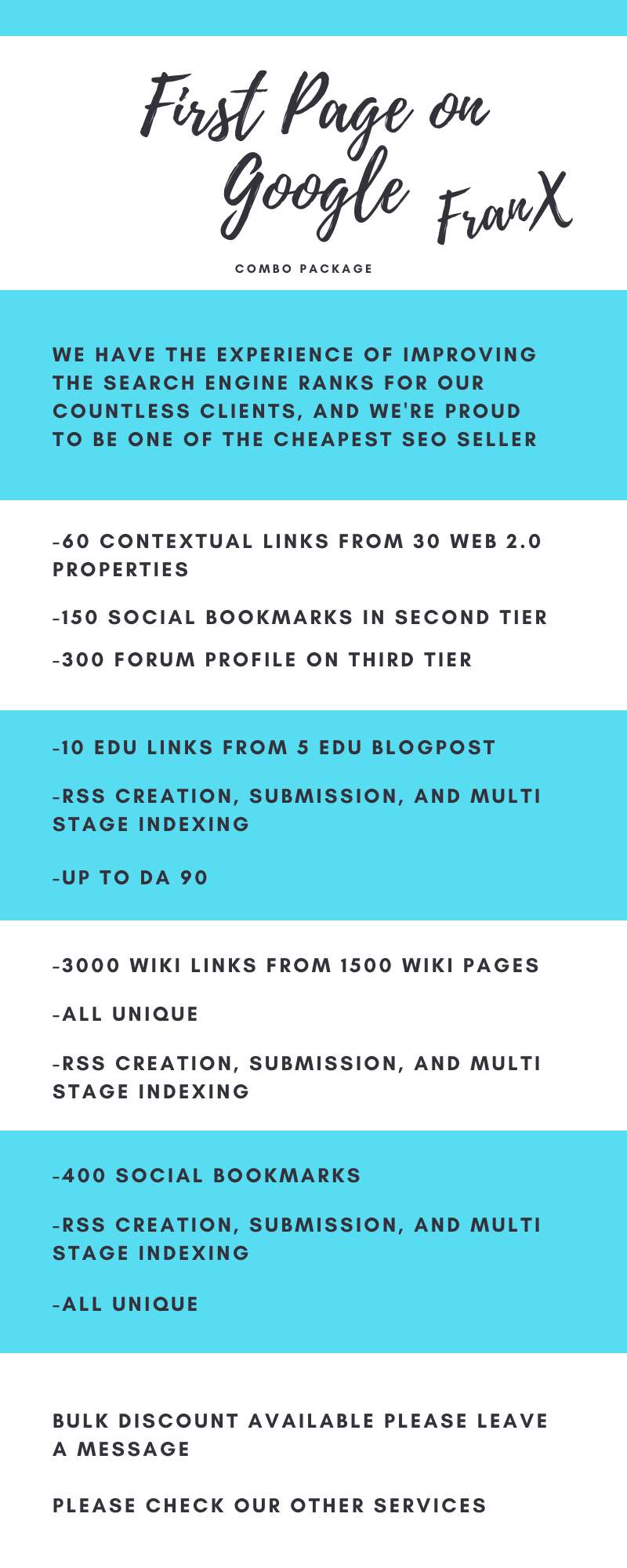 First page on Google Ultimate Package