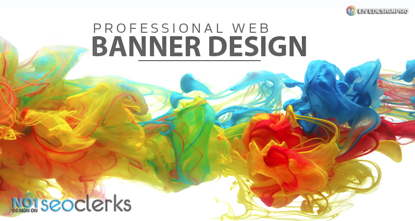 design banner for website, professional web banner design