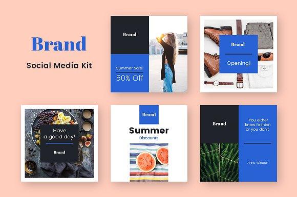 I will design a beautifully customized 4 social media banners