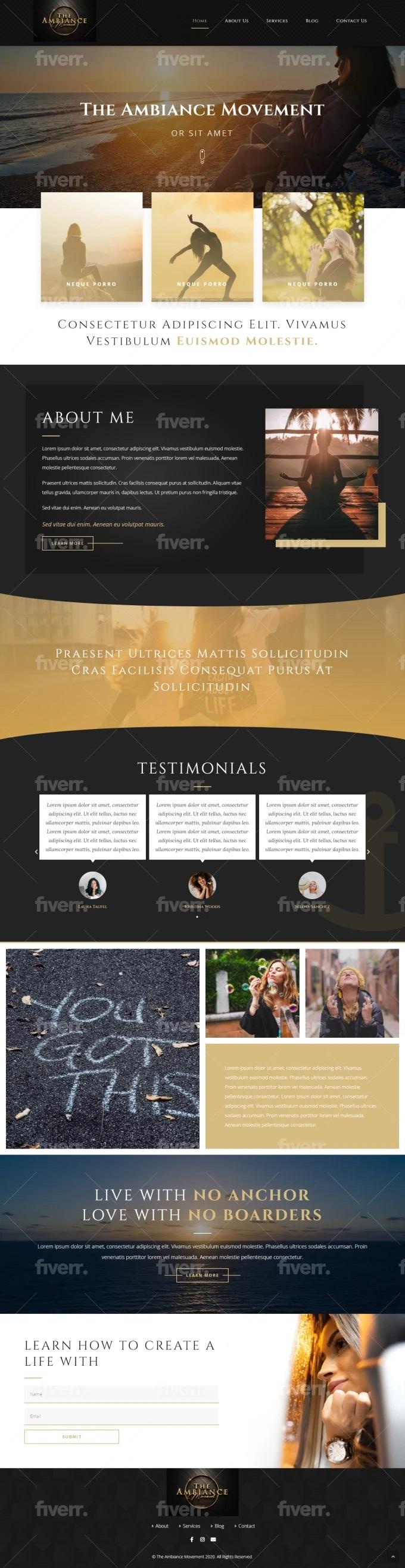 Design A Professional And Responsive Wordpress Website 