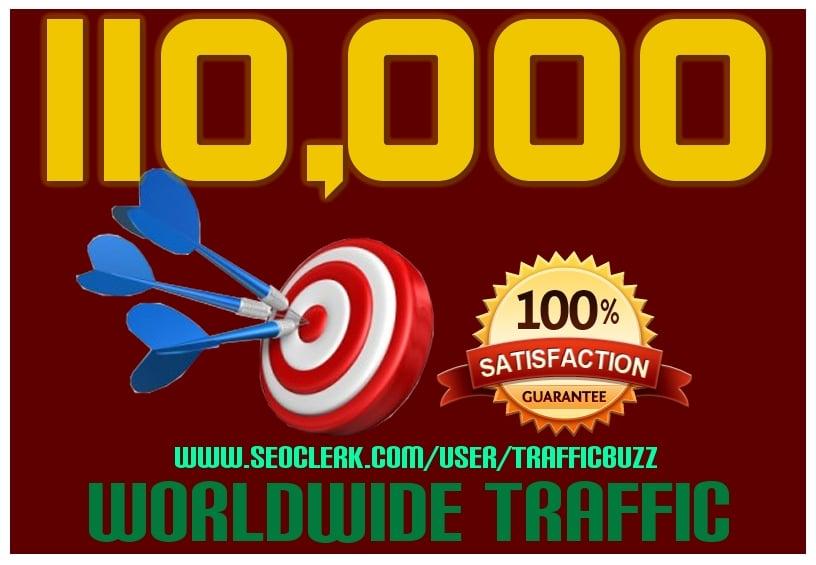 DRIVE 110,000+ TARGETED Human Traffic to your Website or Blog