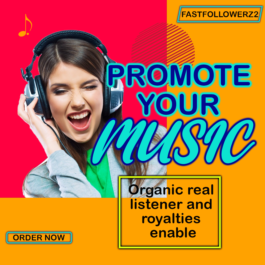 Premium Music promotion for your Single Track uniqe listener