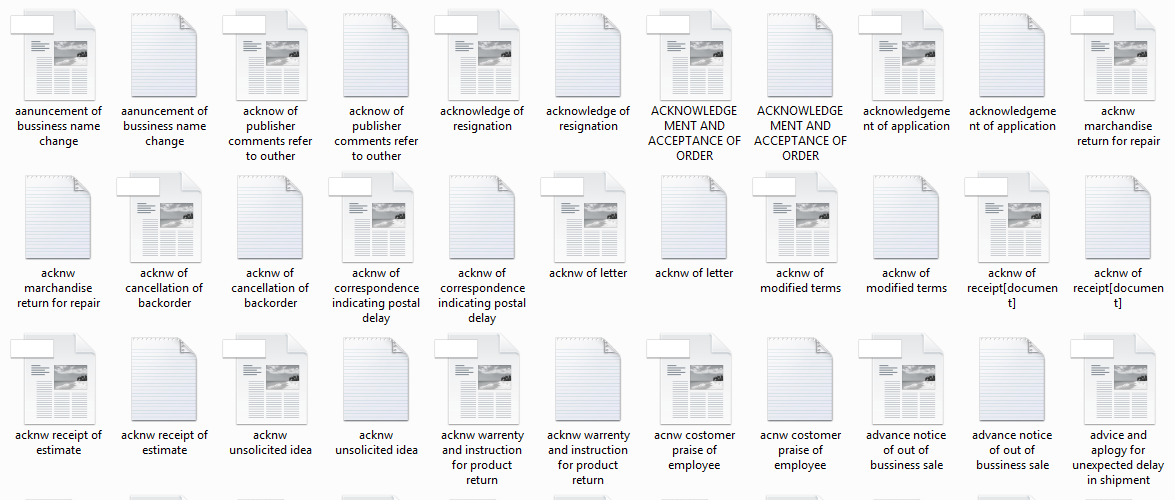 Send You Over 600 Business Letters and Write-Ups