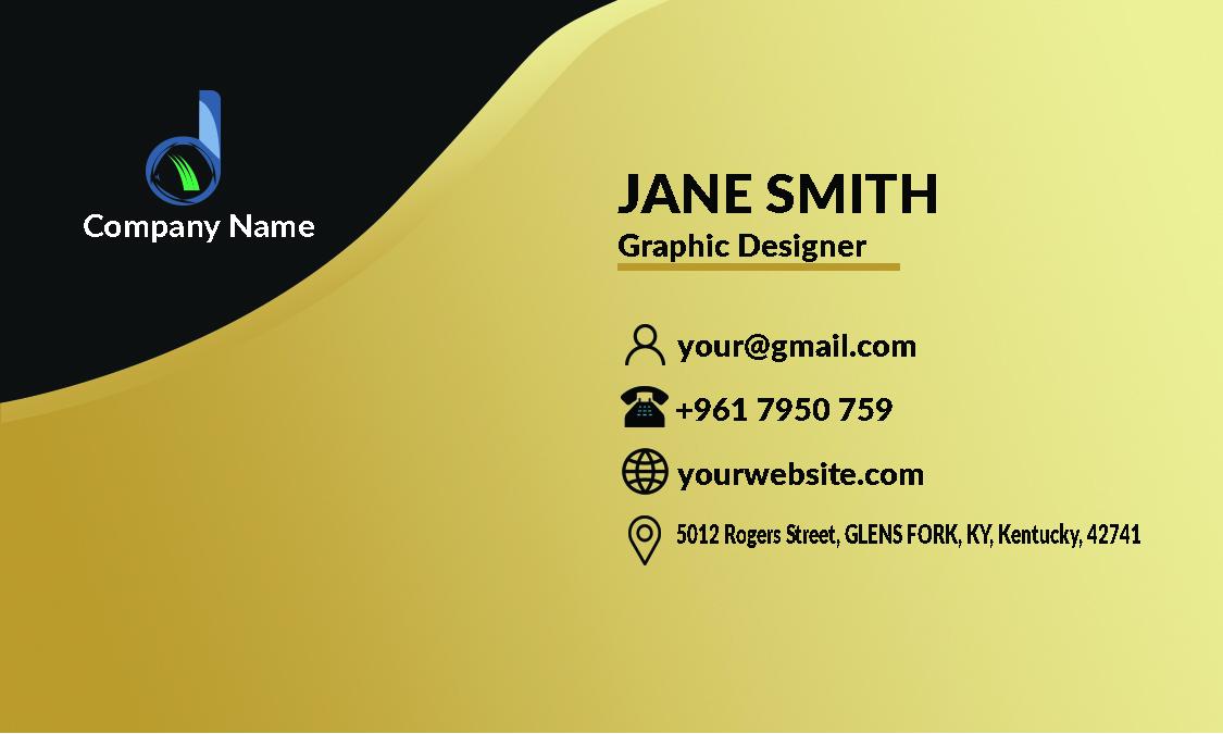 I Create a professional business card and business card design