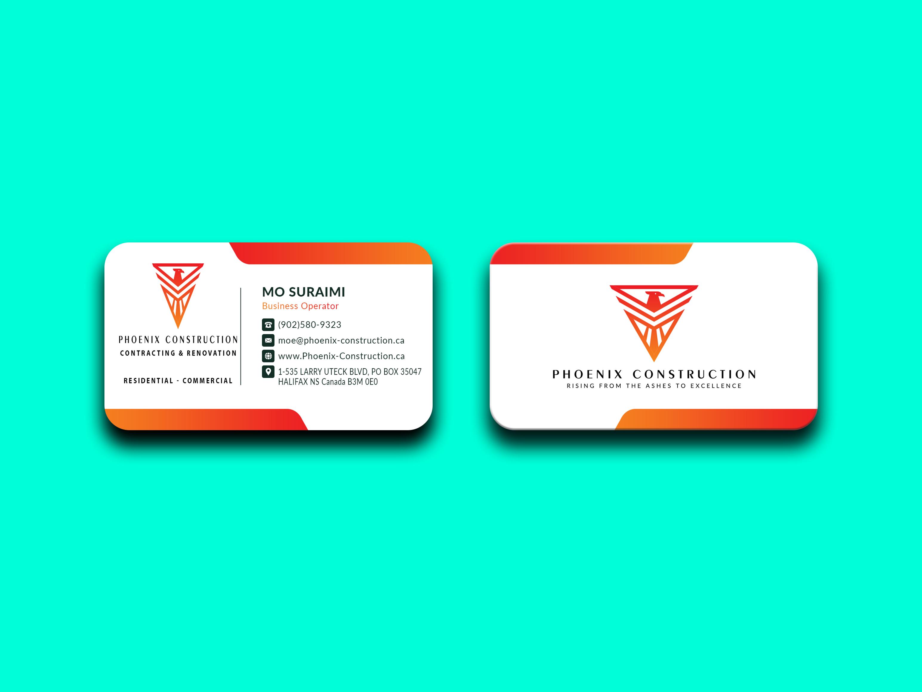 I will design business card with two concepts in 1 hour