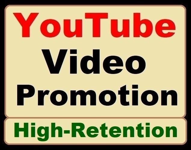 High Retention YouTube Video Organic Promotion and Marketing