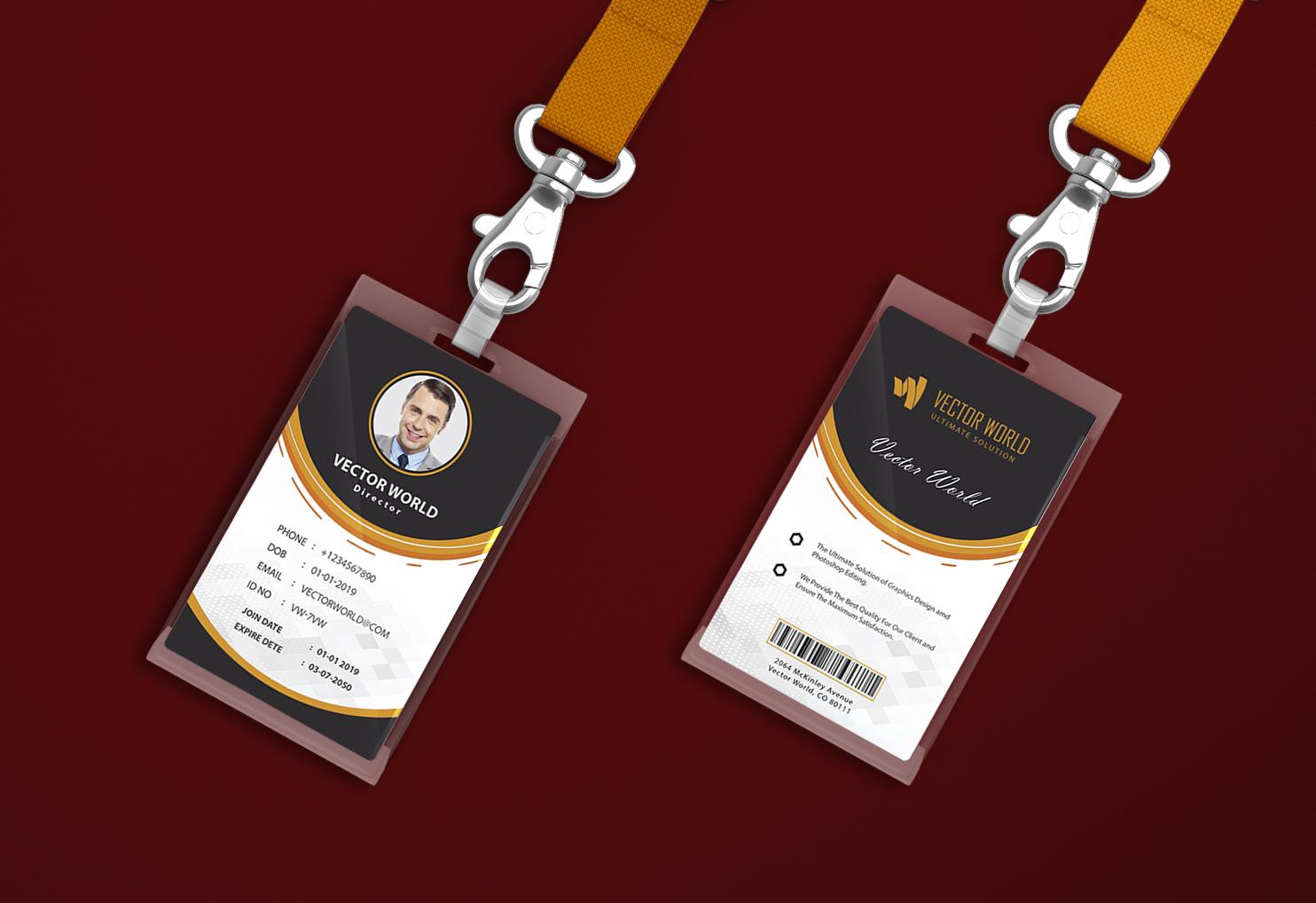 ID Card Design Professional within 24 hours
