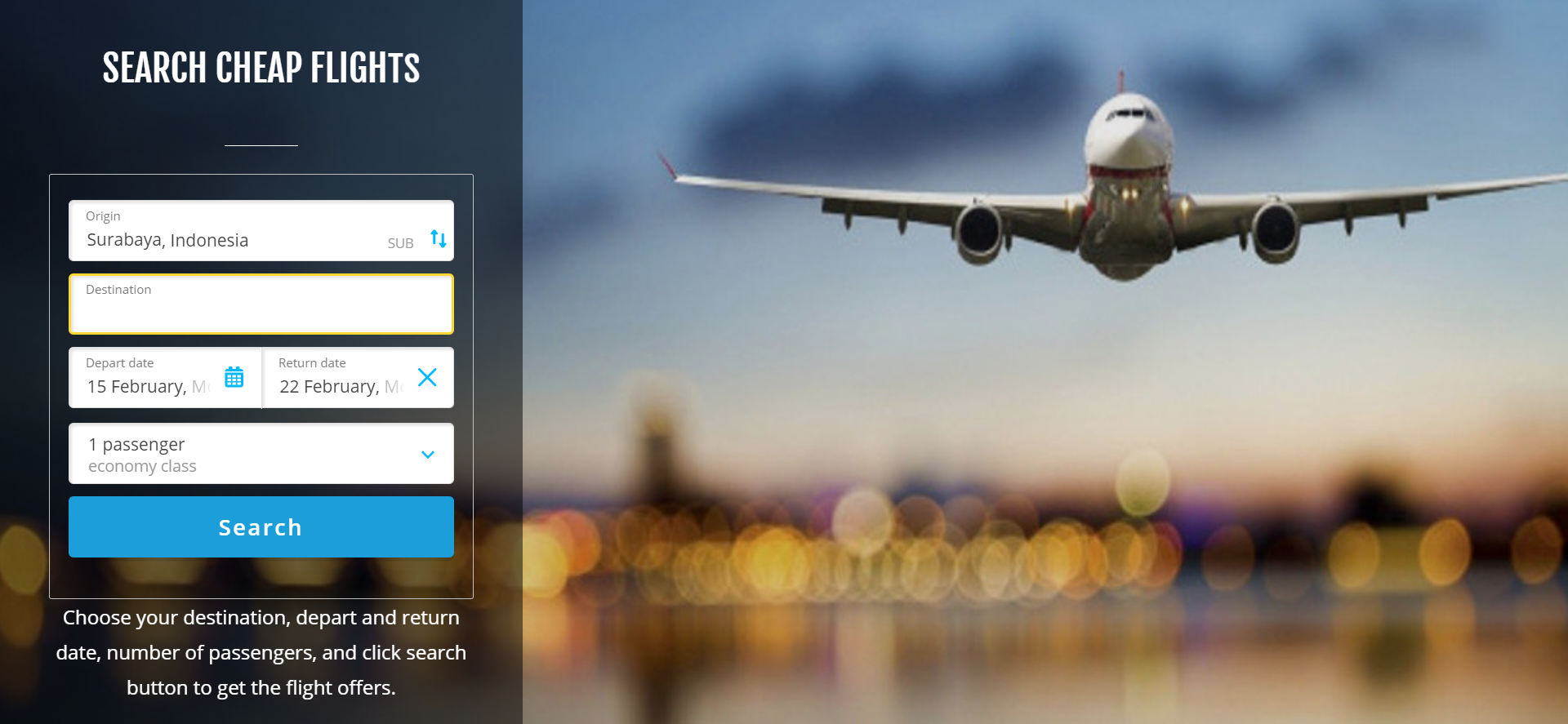 Travel affiliate website design