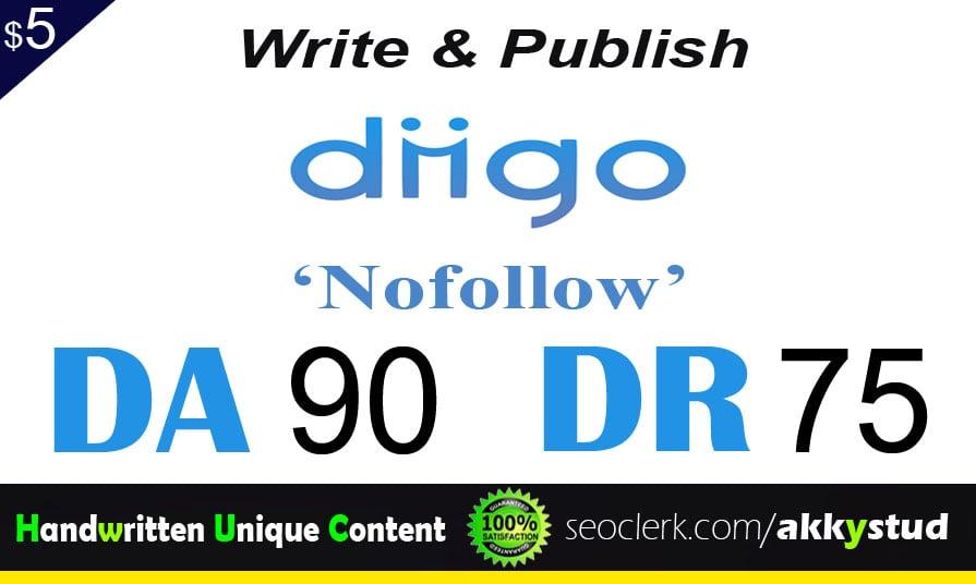 I will publish UNIQUE guest post on "Diigo" DA-90