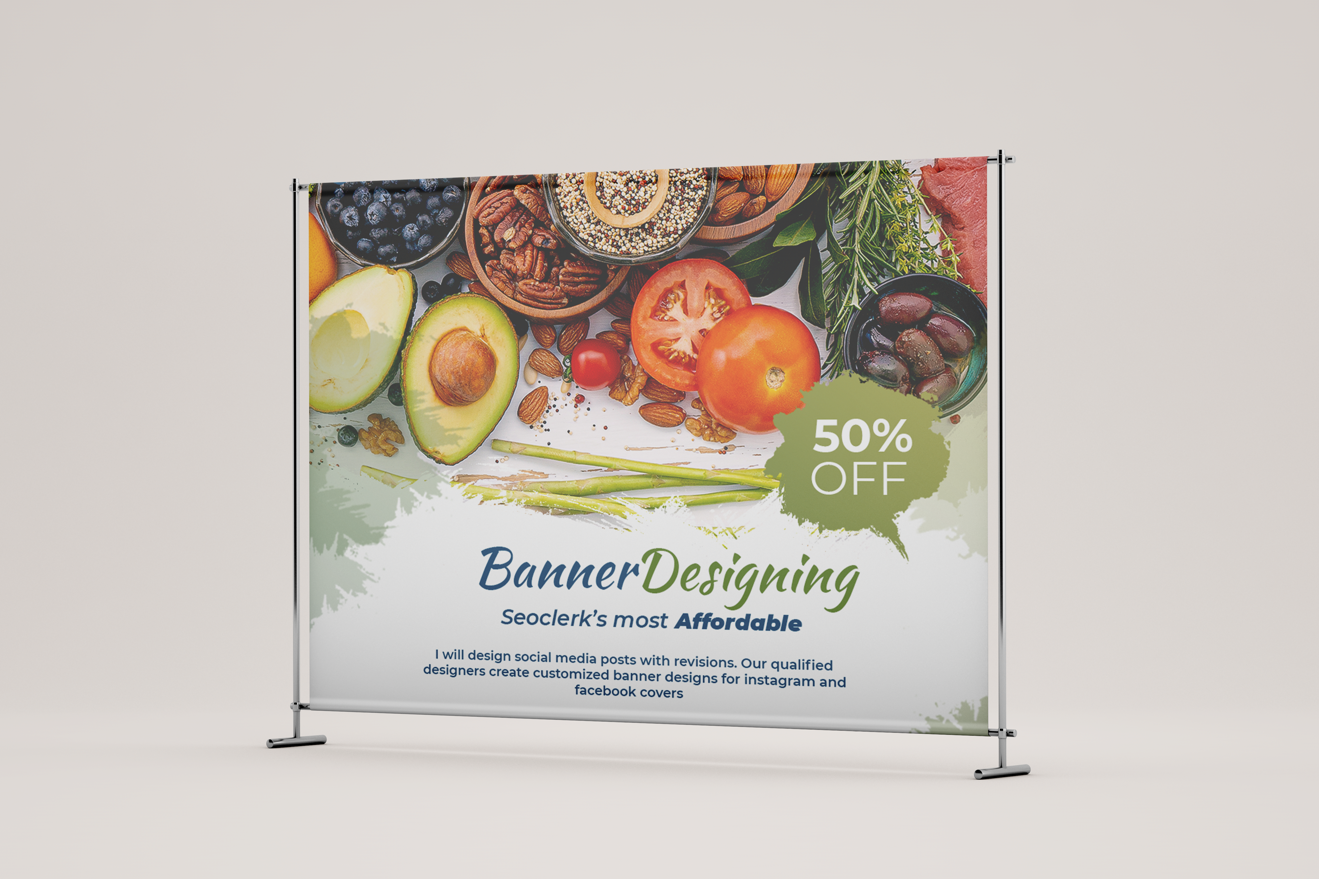 Cheap Social Media Banner Designing