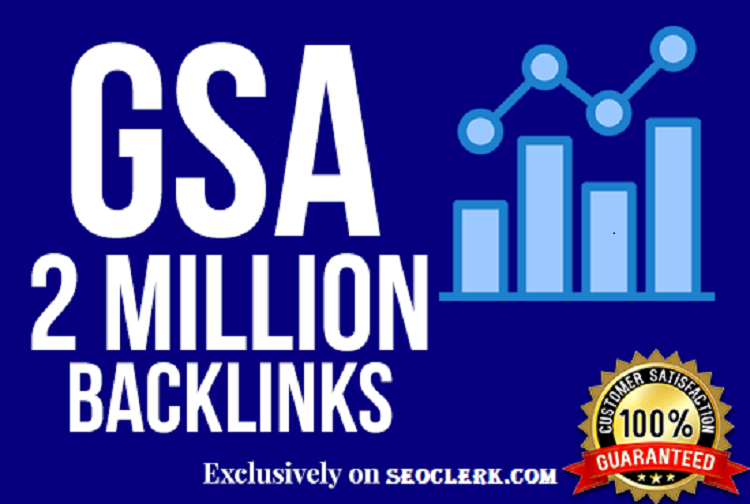 2 Million GSA SER Backlinks For Faster Index on Google 