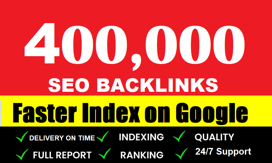 400,000 Gsa SER Powerful SEO Backlinks For Faster Index on Google 