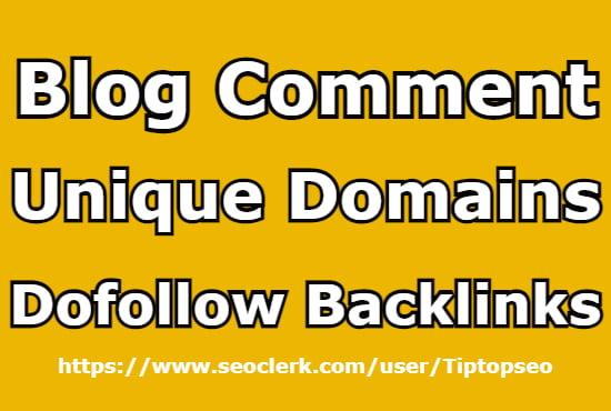I will create 100 unique domains dofollow backlinks