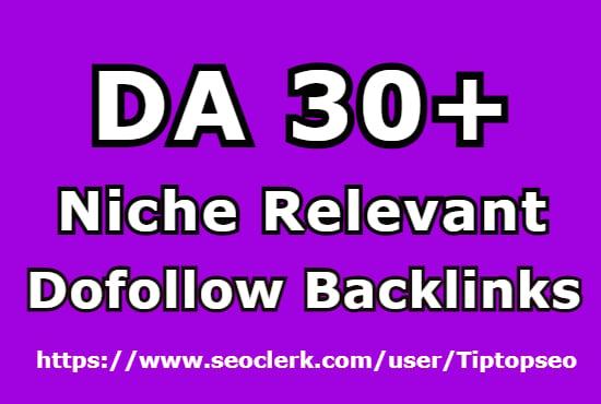 I will create 20 niche relevant dofollow comment backlinks from DA 30+ Sites