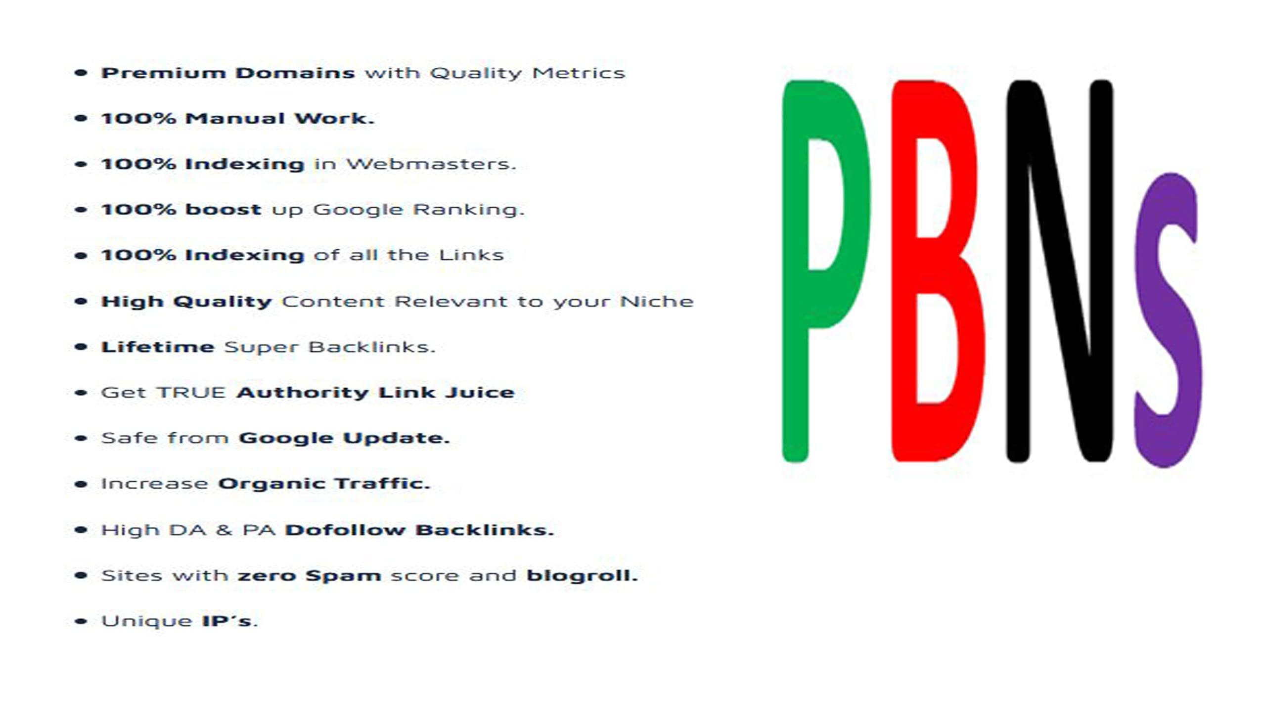 Rank with 3 DR66+ Homepage permanent PBN Do Follow backlinks