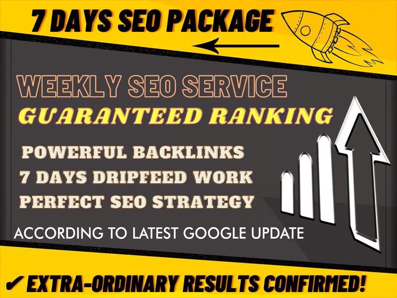 Weekly Super Booster Backlinks Package By Alicemarc12 SKYROCKET Your Money Website