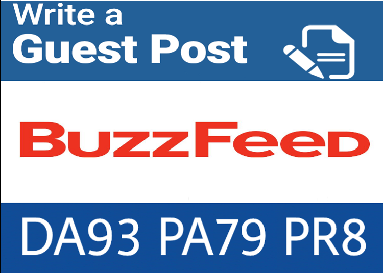 premium Guest Blog on Buzzfeed. Com DA93 PA79, PR8 DOF Backlink