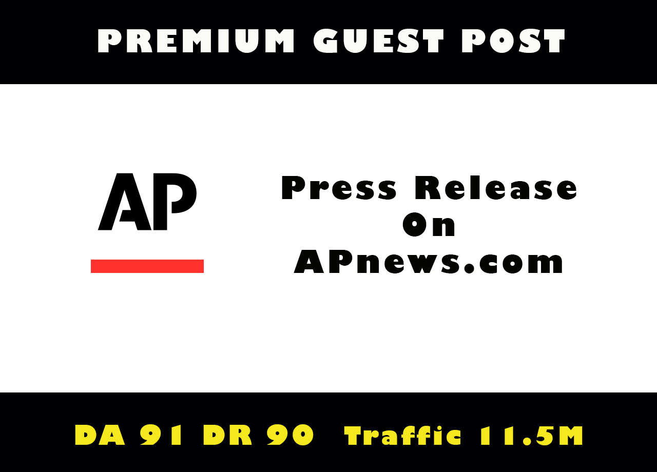 Publish Guest Post/Press Release on Apnews, Apnews.com DA 92