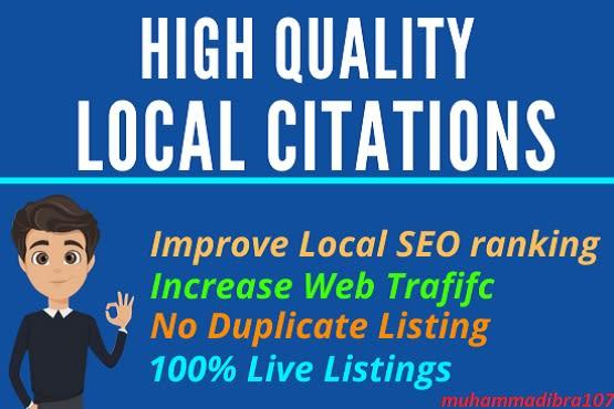I will do local citations and directory submission for local seo
