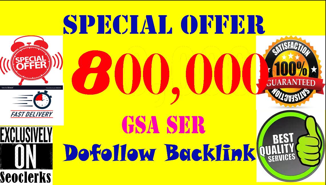 800,000 Gsa, Ser, Backlinks For Ranking Website, youtube 