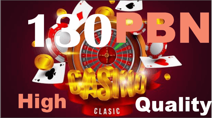 PBN - 130 Unique Domain Homepage and Manually done CASINO PBN backlinks - Highly Recommended