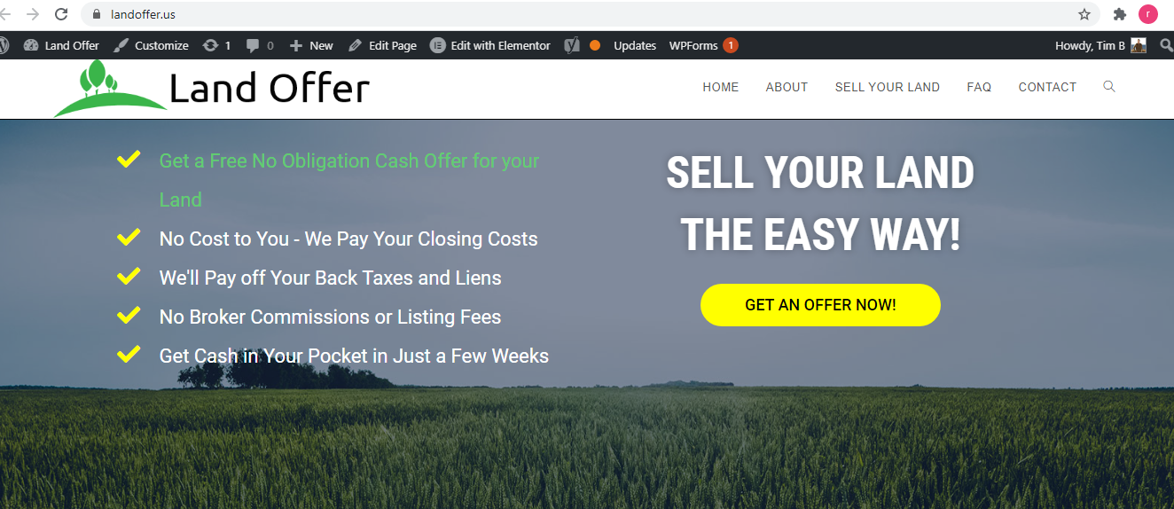 I will create a website for your business in 3 days