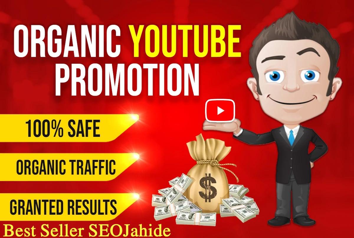 I WILL DO FAST YOUTUBE VIDEO & CHANEL PROMOTION VIA REAL AUDIENCE 
