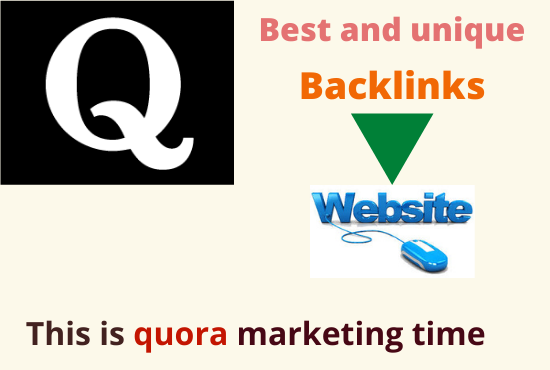 Get traffic and boost your website with 20 high quality quora answer backlinks