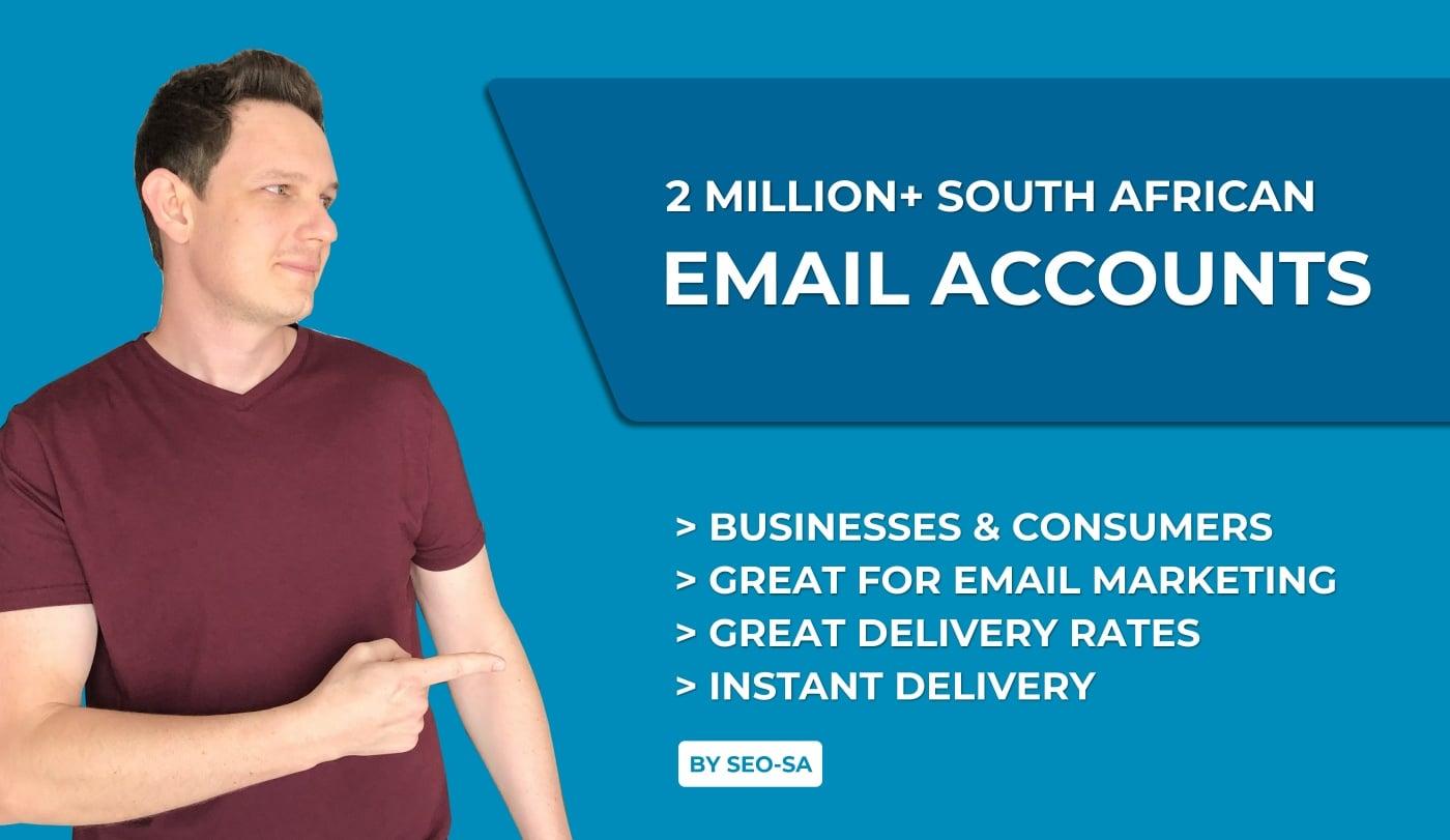 2 Million+ South African Email Addresses Lists