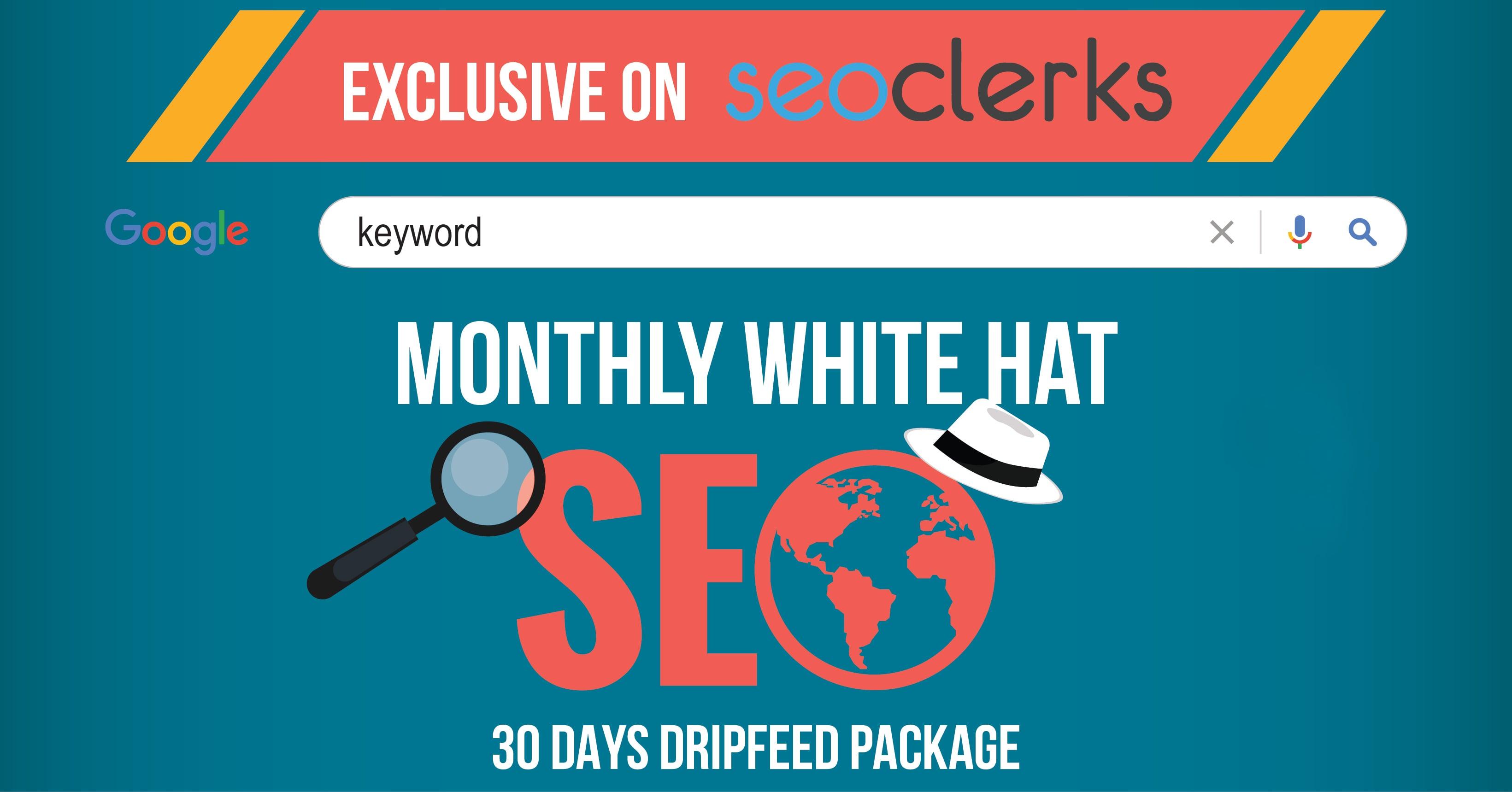 30 Days Dripfeed SEO Quality Backlinks Package