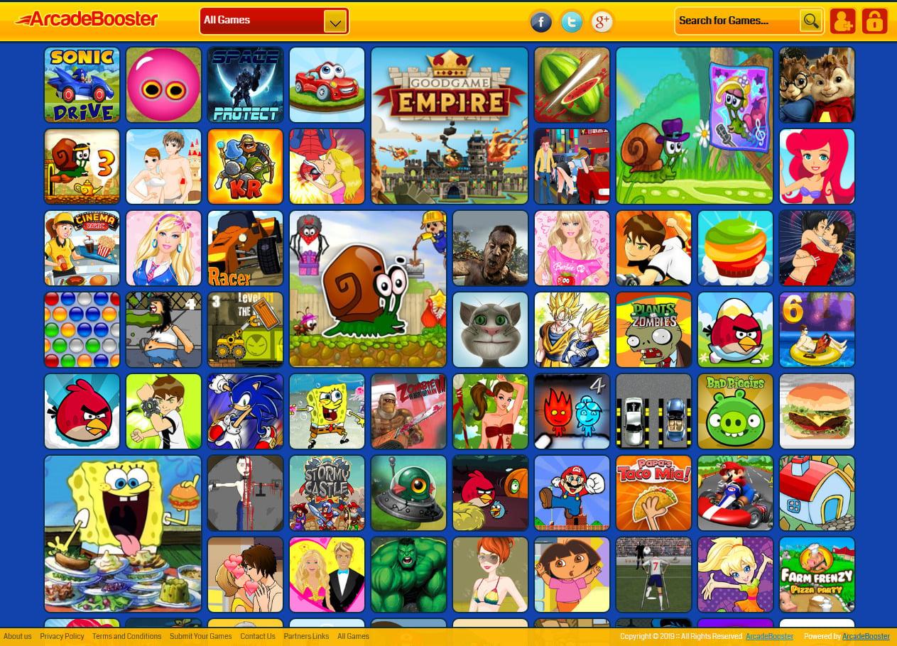 Create your own arcade games online website