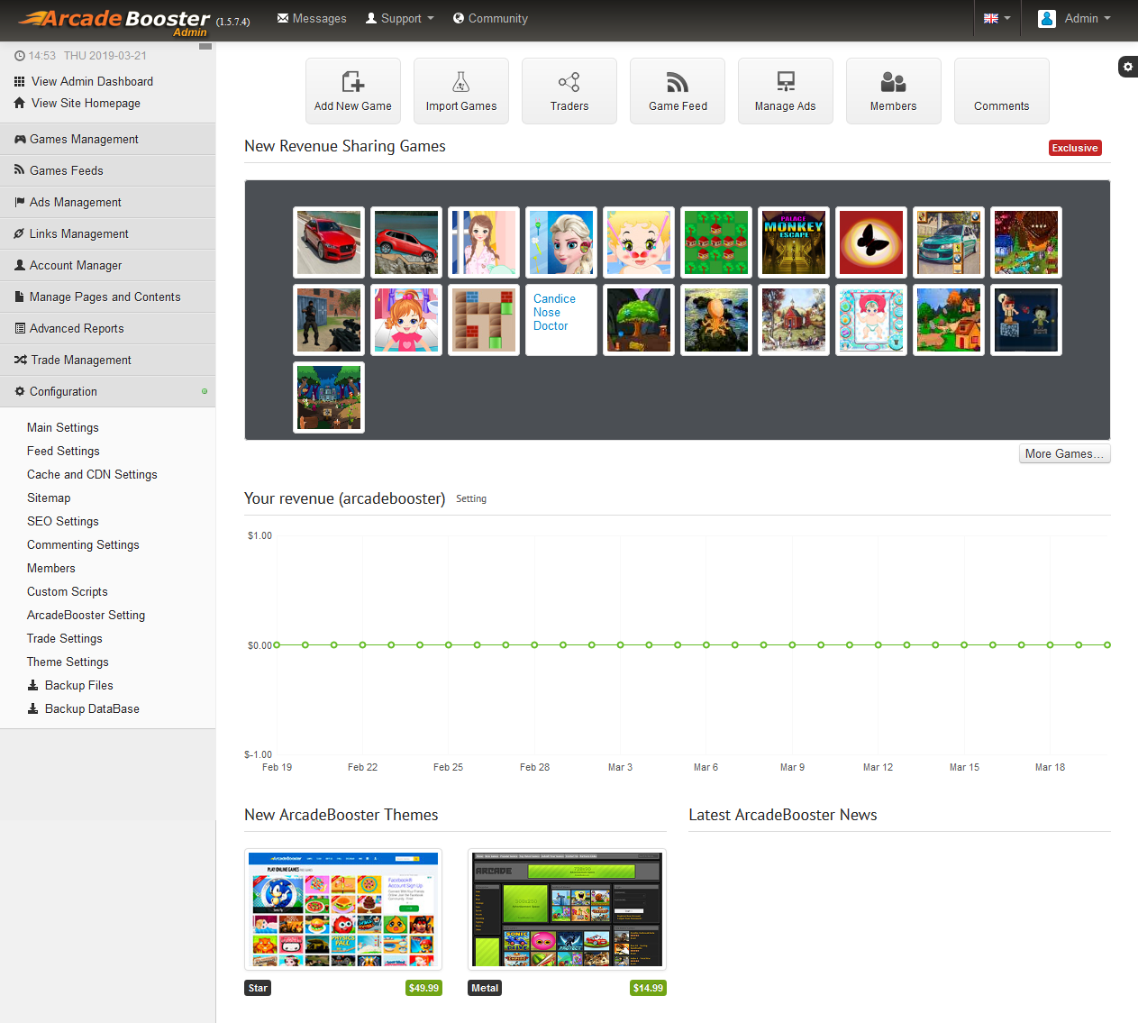 Create your own arcade games online website