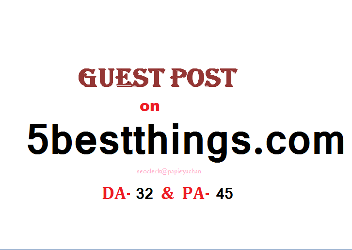 Able to publish content on 5bestthings.com(Dofollow)