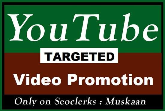 Targeted YouTube video Promotion in UK, USA, Italy, Australia, CANADA Etc Top Country's