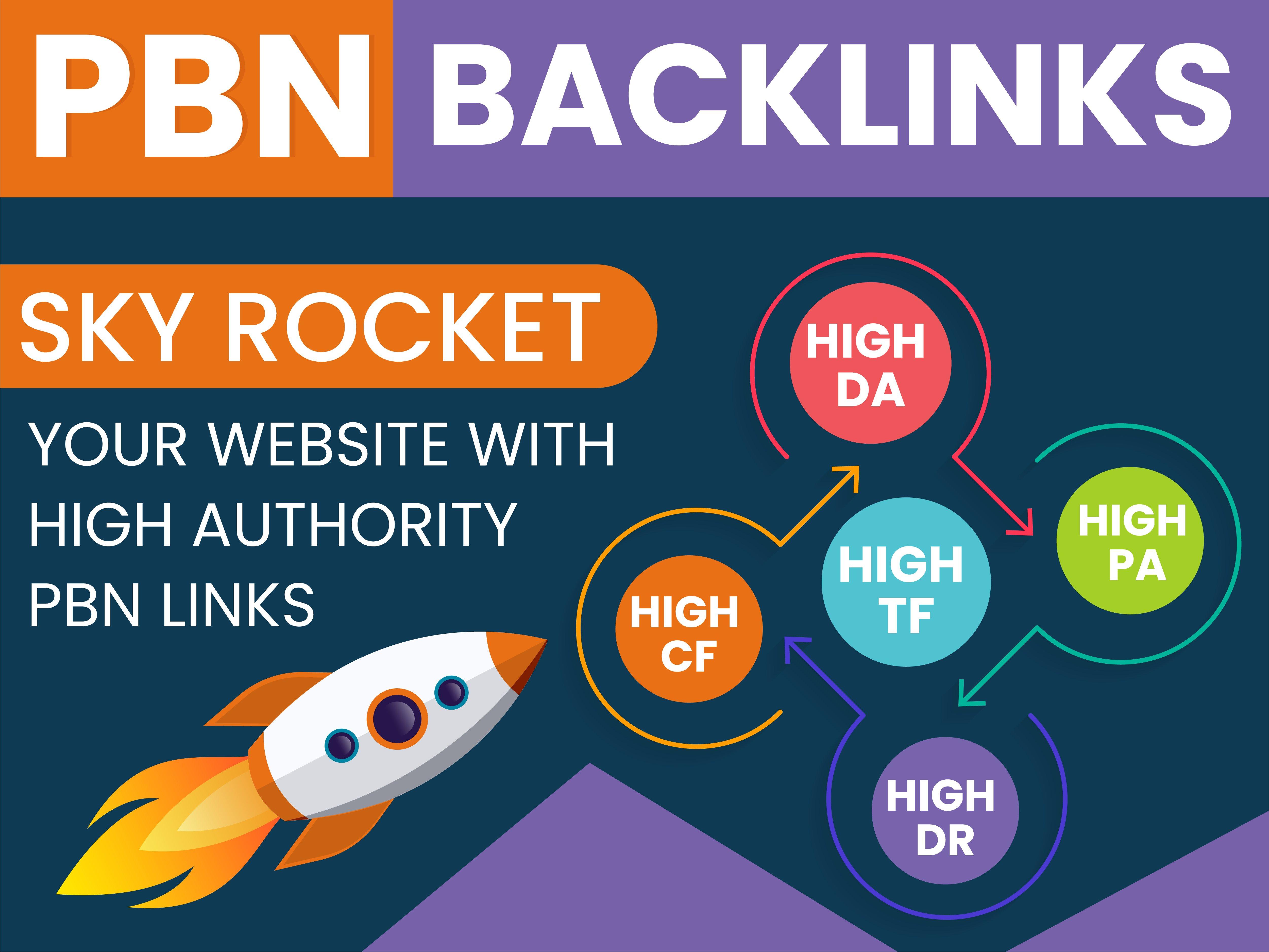 Create 10 HIGH AUTHORITY PBN Backlinks