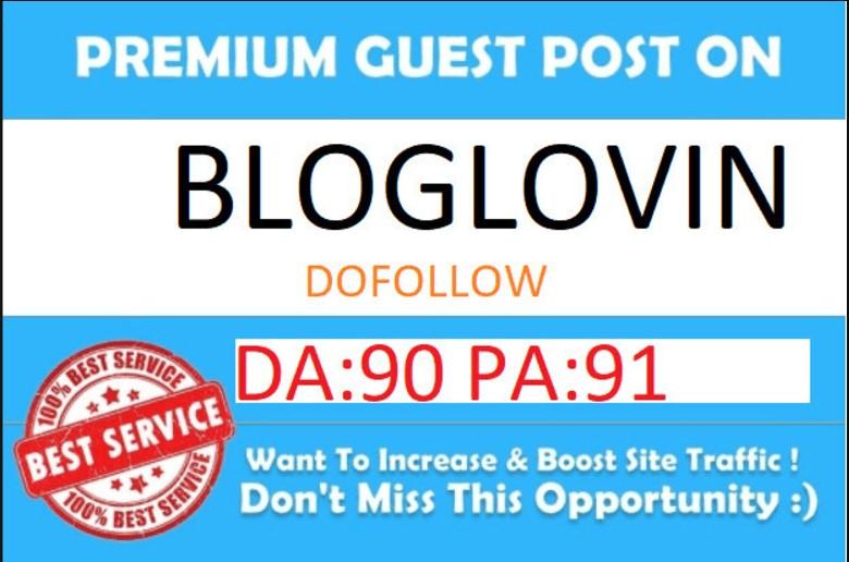 I will publish your article on bloglovin