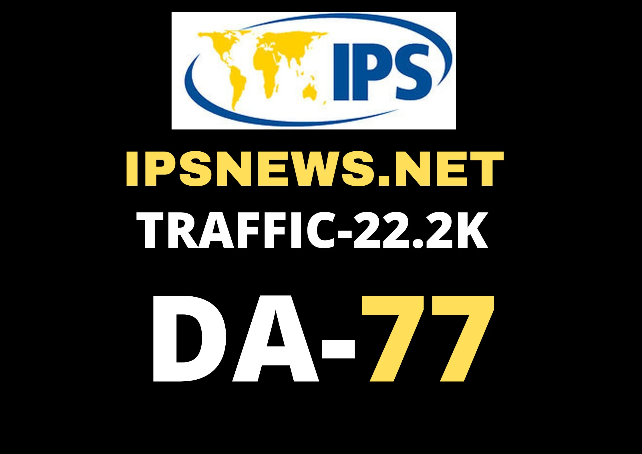 Guest post on my ipsnews.net Permanent Backlink DA78